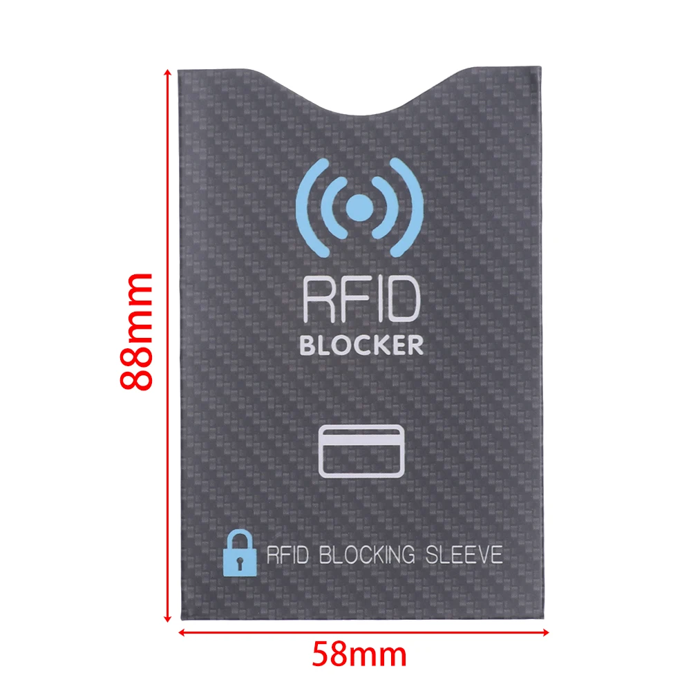 5Pcs New Anti Theft For RFID Credit Card Protector Blocking Cardholder Sleeve Skin Case Covers Protection Bank Card Case