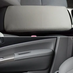 Soft Leather Armrest Cover For Toyota Prius 2004 2005 2006 2007 2008 Car Center Control / Door Armrest Cover Sticker Trim