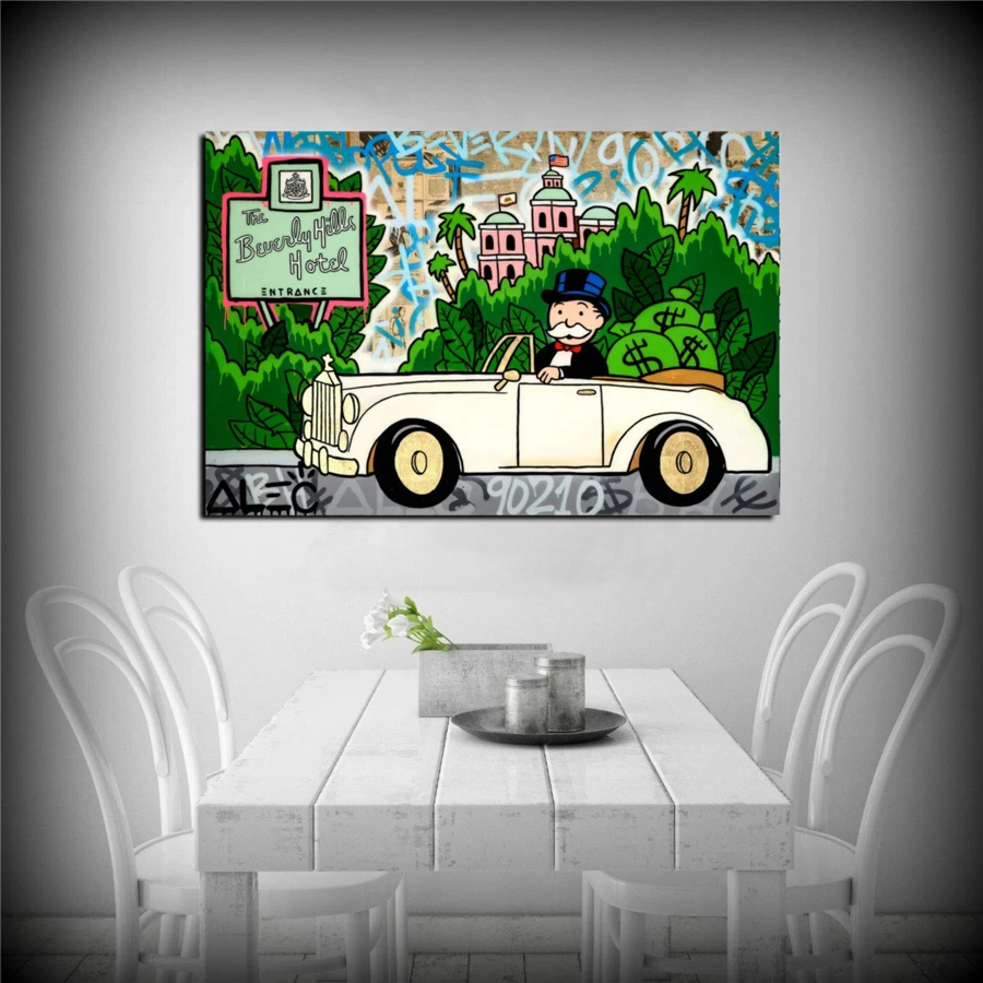 أليك احتكار رولز بيفرلي HD جدار الفن قماش المشارك طباعة قماش اللوحة الزخرفية لمكتب غرفة المعيشة ديكور المنزل