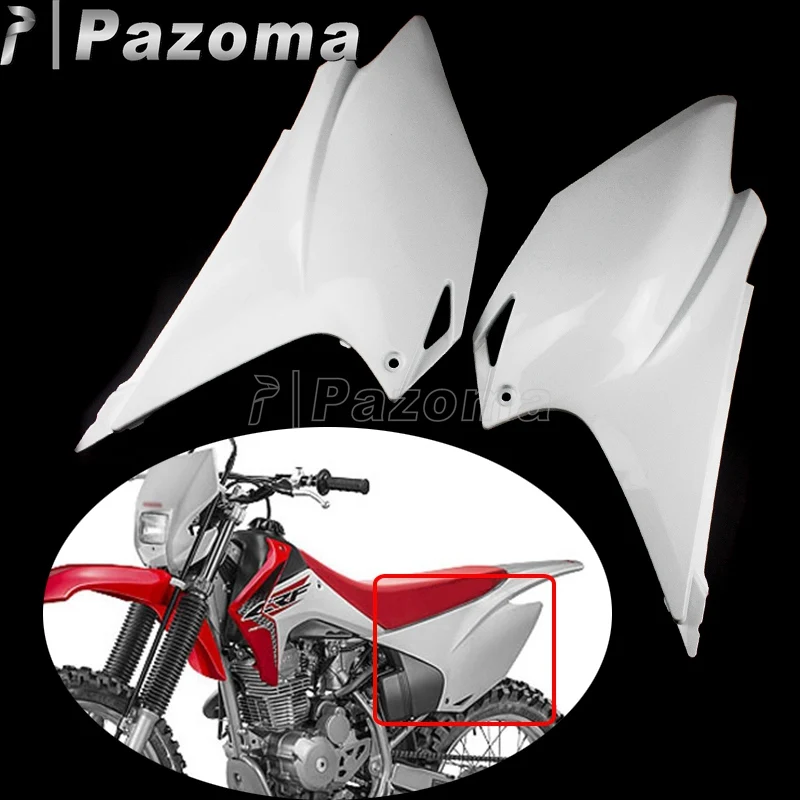 Dirt Bike MX Motocross Side Plastic Fairing Cowl Enduro Motorcycle Side Frame Guard Cover For Honda CRF230F CRF150F 2015-2019