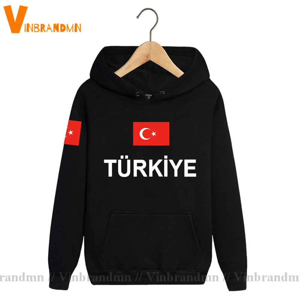 

New hip hop streetwear clothing jerseys tracksuit nation Turkish flag fleece Turks TR Turkey 2021 hoodies men sweatshirt sweat