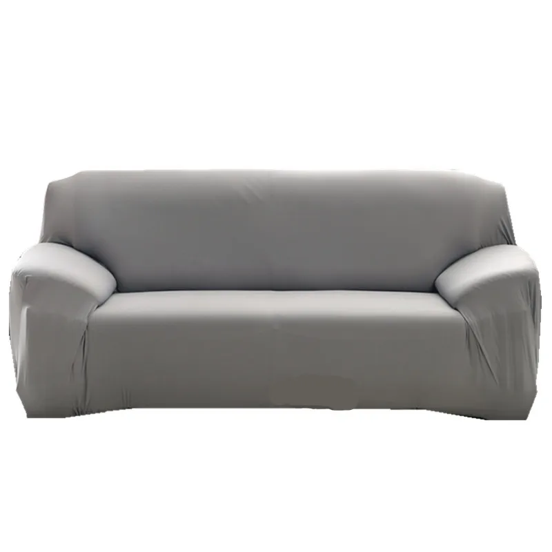 

Grey Color Elastic Couch Sofa Cover Loveseat Cover Sofa Covers For Living Room Sectional Sofa Slipcover Armchair Furniture Cover