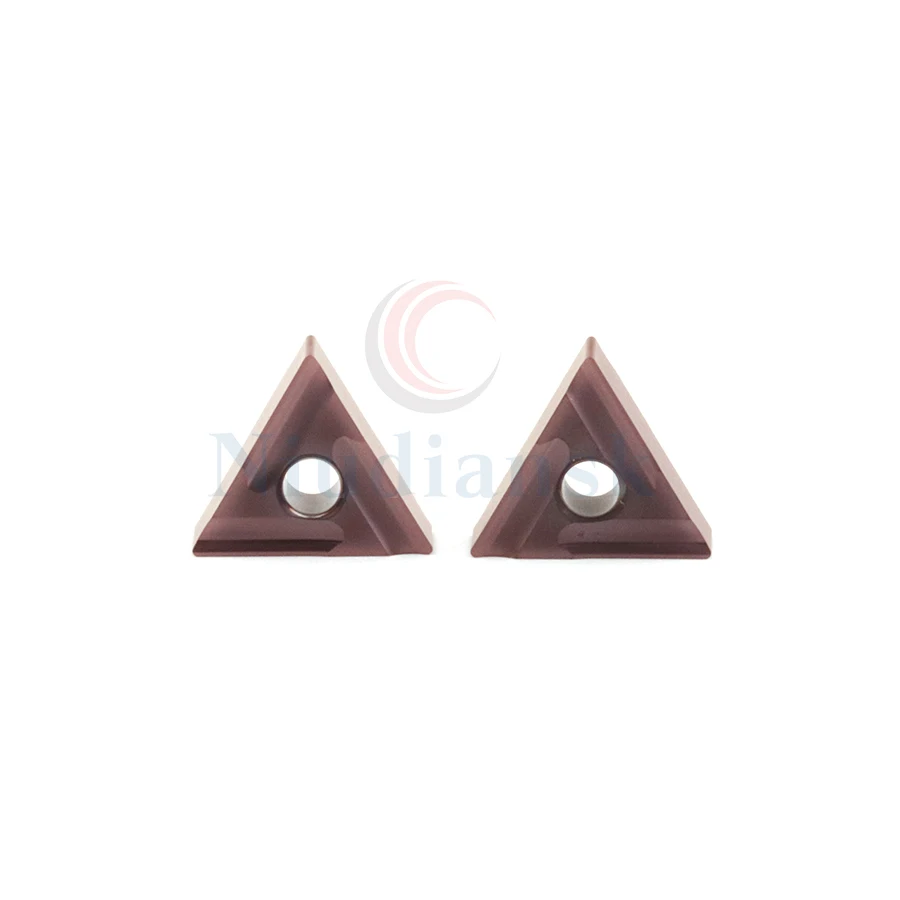 10Pcs TNMG160404R-S SK3025 TNMG160408R-S SK4025 Segitiga Slotting Mesin Kasar Pisau Baja Stainless Steel Sisipan Khusus