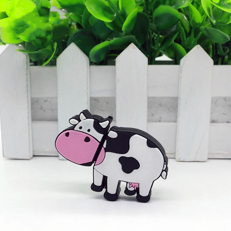 

Cow Pen Drive Usb Flash Drive 8GB 16GB 32GB 64GB 4GB Memory Stick Milk Animal Pendrive Mini Lovely Gift Drive Download HOT SALE