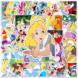 10/30/50 stücke Disney Film Alice im Wunderland Cartoon Aufkleber Gepäck Gitarre Kühlschrank Laptop Telefon DIY Kid spielzeug Wasserdichte Aufkleber