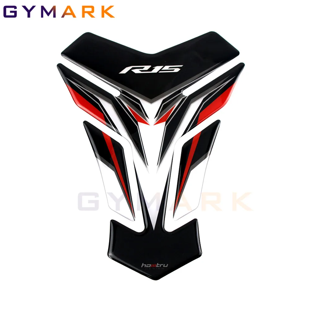 Suitable for YAMAHA YZF-R15 YZFR15 Motorcycle 3D Fuel Tank Pad Fuel Tank Protection Sticker Decal