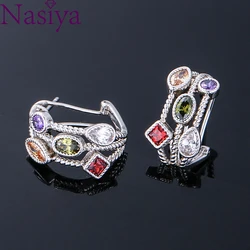 S925 Sterling Silver Jewelry Ear Nails Ear buckle Retro Hollow Fashion Women's Earrings for Party Birthday Gift