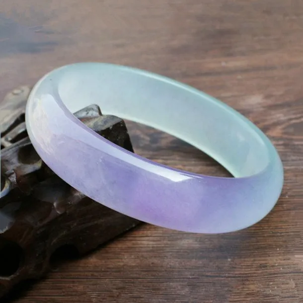 Natural jade A jadeite violet jade bangle bangles for woman real jade bracelets natural jade stone for woman bracelets jewelry