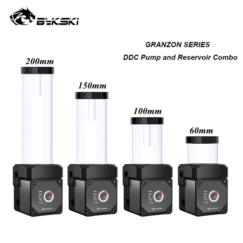 

Комбинированный насос-бачок Granzon DDC для ПК с водяным охлаждением, цифровой дисплей, беспроводное управление скоростью, поток 700 л/ч, подъем 6 метров, GFMB