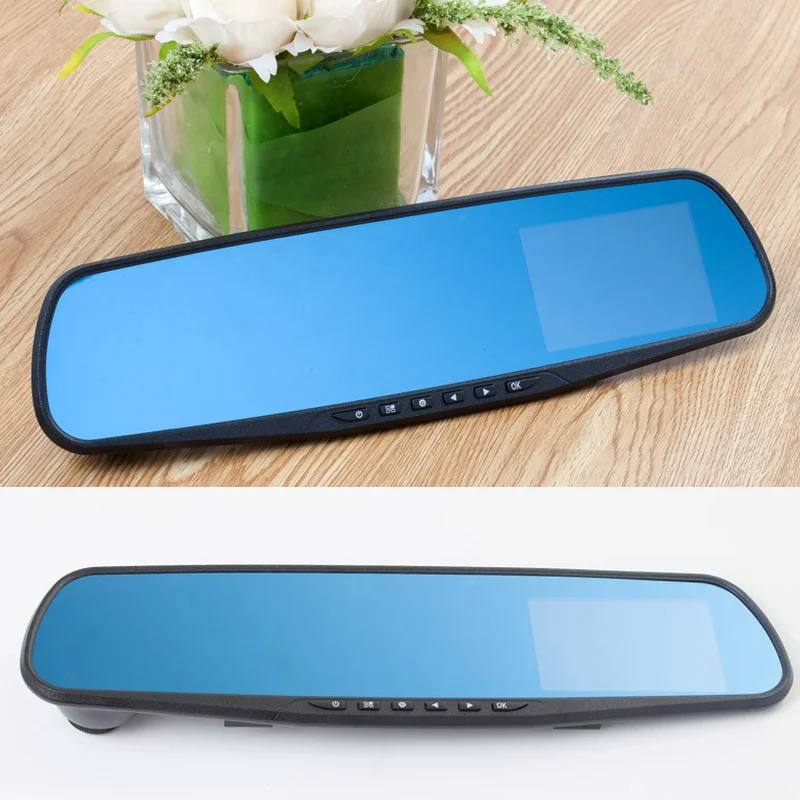 HD 1080P 2.8" LCD Display Screen Rear View Mirror Dash Cam Camera Video Recorder Night Vision DVR GK99