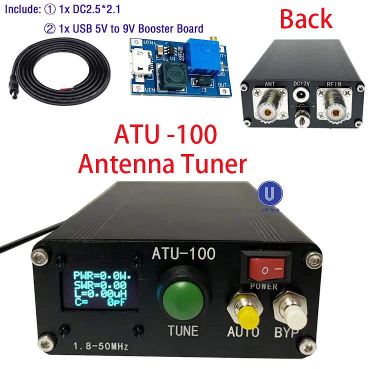 ATU-100 atu100 マシン 1.8-50MHz ATU100mini 自動アンテナチューナー