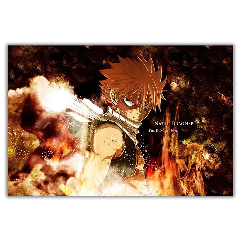 SP026 Silk Cloth Wall PosterFairy Tail Art Home Decoration Gift