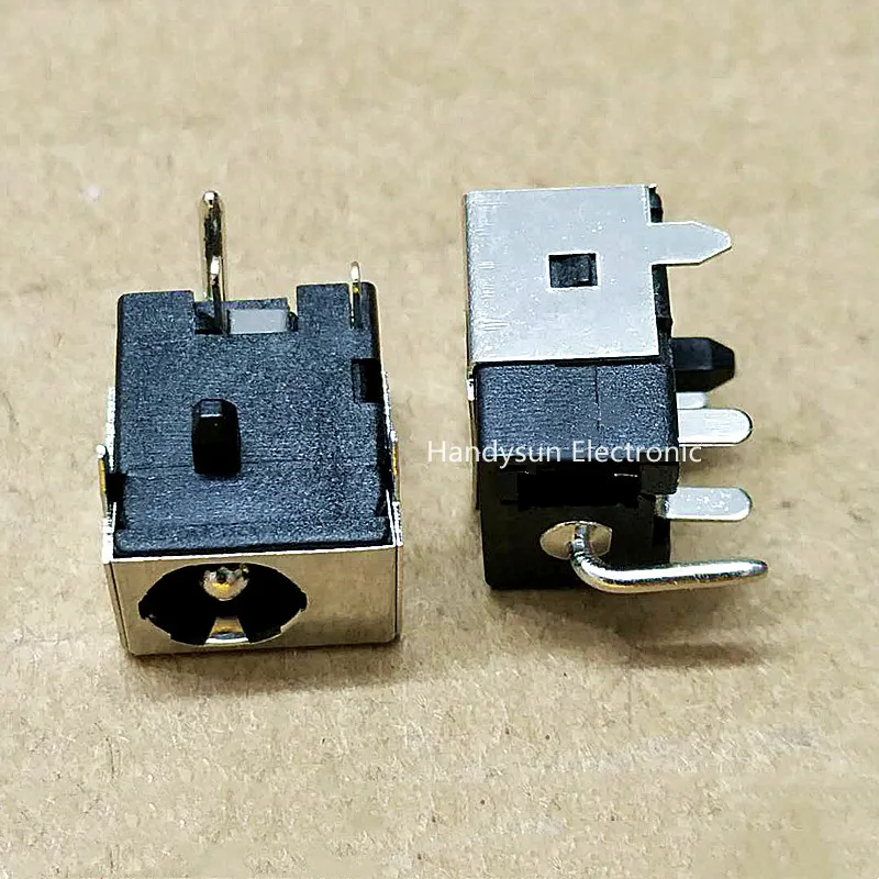 DC-044D DC Power Socket 5.5x2.0core 5Pin Straight Plug Bent Pin With Positioning Half Wrapped All Copper Panel Mount Connector