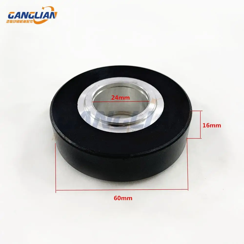 

2 Pieces Komori Rubber Wheel 60X24X16mm Printing Machine Spare Parts