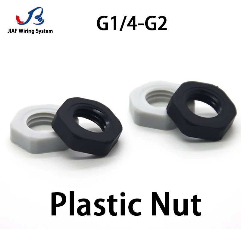 10 Pcs Plastic Nut Nylon Fixing Outer Hexagon Nut 3/8\