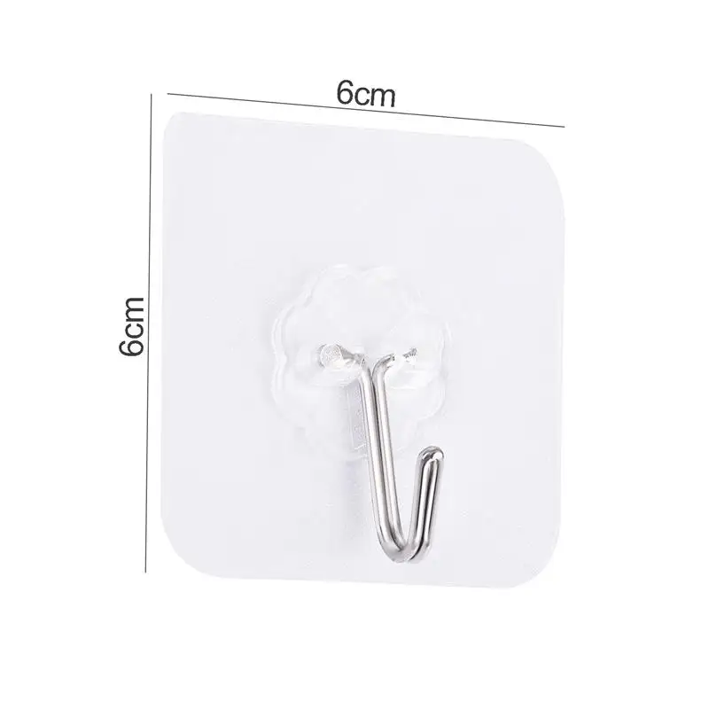 1/3/5/10/20Pcs Transparent Strong Self Adhesive Door Wall Hangers Hooks Suction Heavy Load Rack Cup Sucker for Kitchen Bathroom