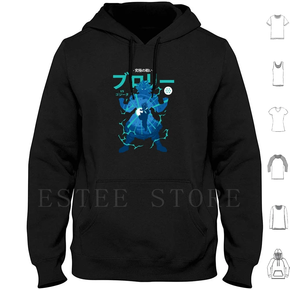 Ultimate Battle Db7 Hoodies Dragoballz Anime Manga Japanese Mutilverse Retro Vintage Son Akira Toriyama Jump Broly