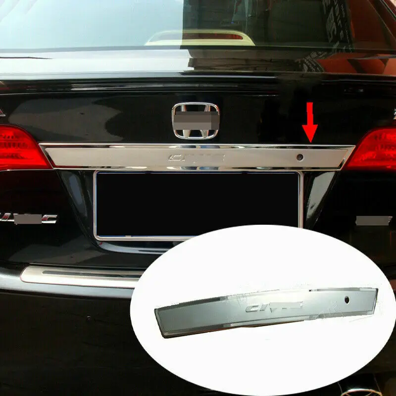 

For Honda Civic 2006-2011 ABS Chrome Tailgate Trunk Hatch Lower Moulding Cover Trim Car Accessories