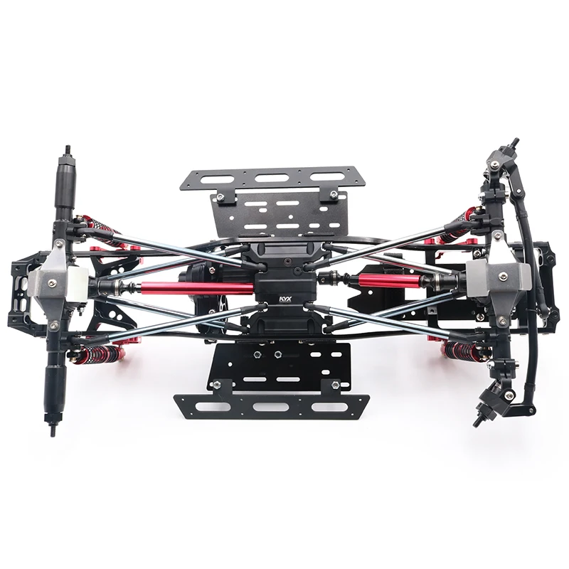 KYX Da Corsa 313 millimetri Interasse Metallo Telaio Kit Telaio per RC Crawler Auto Axial SCX10 II 90046