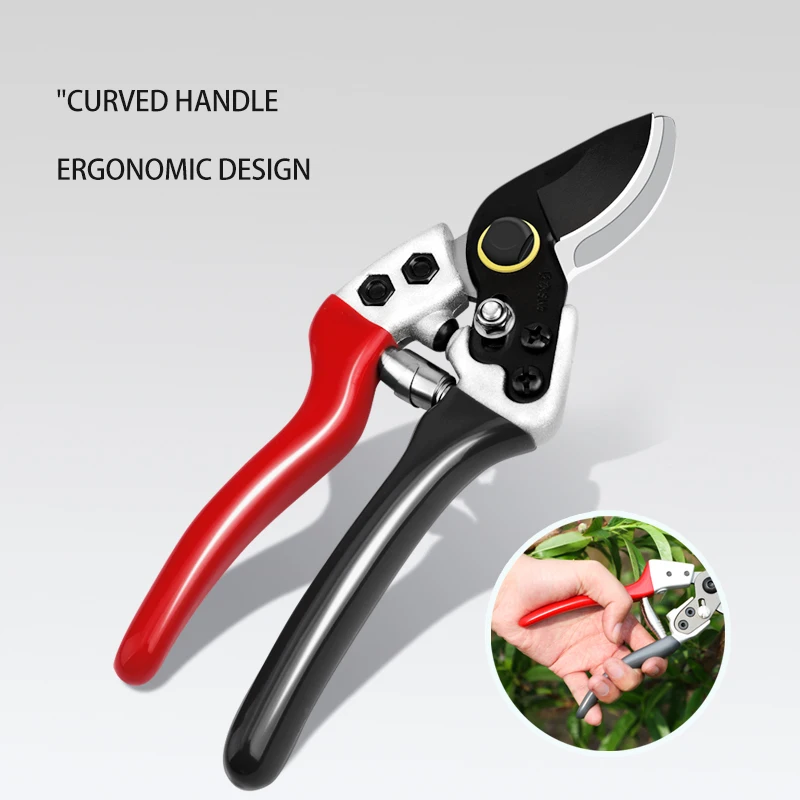 

OUDISI SK5 Garden Pruning Shears Tree Trimmers Secateurs Hand Pruner Clippers Garden Scissors Easy Pruners Garden Tools