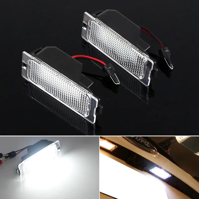 2Pcs Error Free Car Rear LED License Number Plate Light Lamps For Ford Edge 2007-2014 Escape 2008-2012 Mercury Mariner 2007-2011