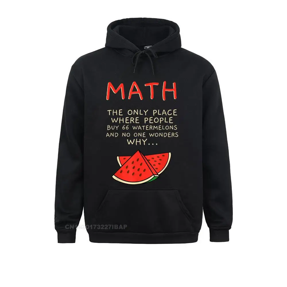 

Math And Watermelons Mathematics Calculation Numbers Hoodie Sweatshirts Hoodies Long Sleeve Slim Fit Cosie Hoods Design Women