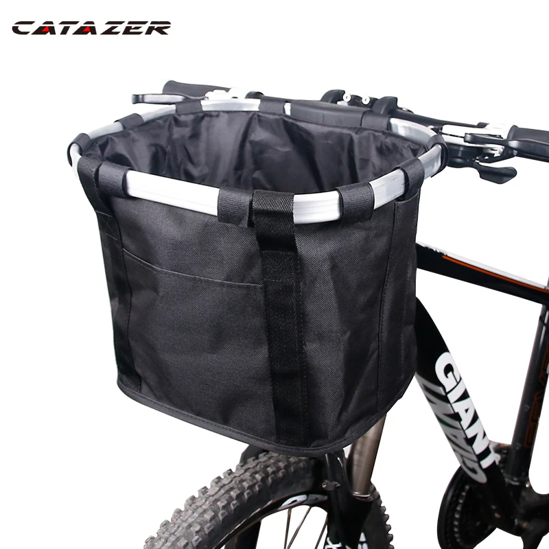 Bicycle Basket Handlebar Pannier Cycling Carryings Holder Bike Riding Pouch Cycle Biking Front Baggage Bag 3.0KG Load