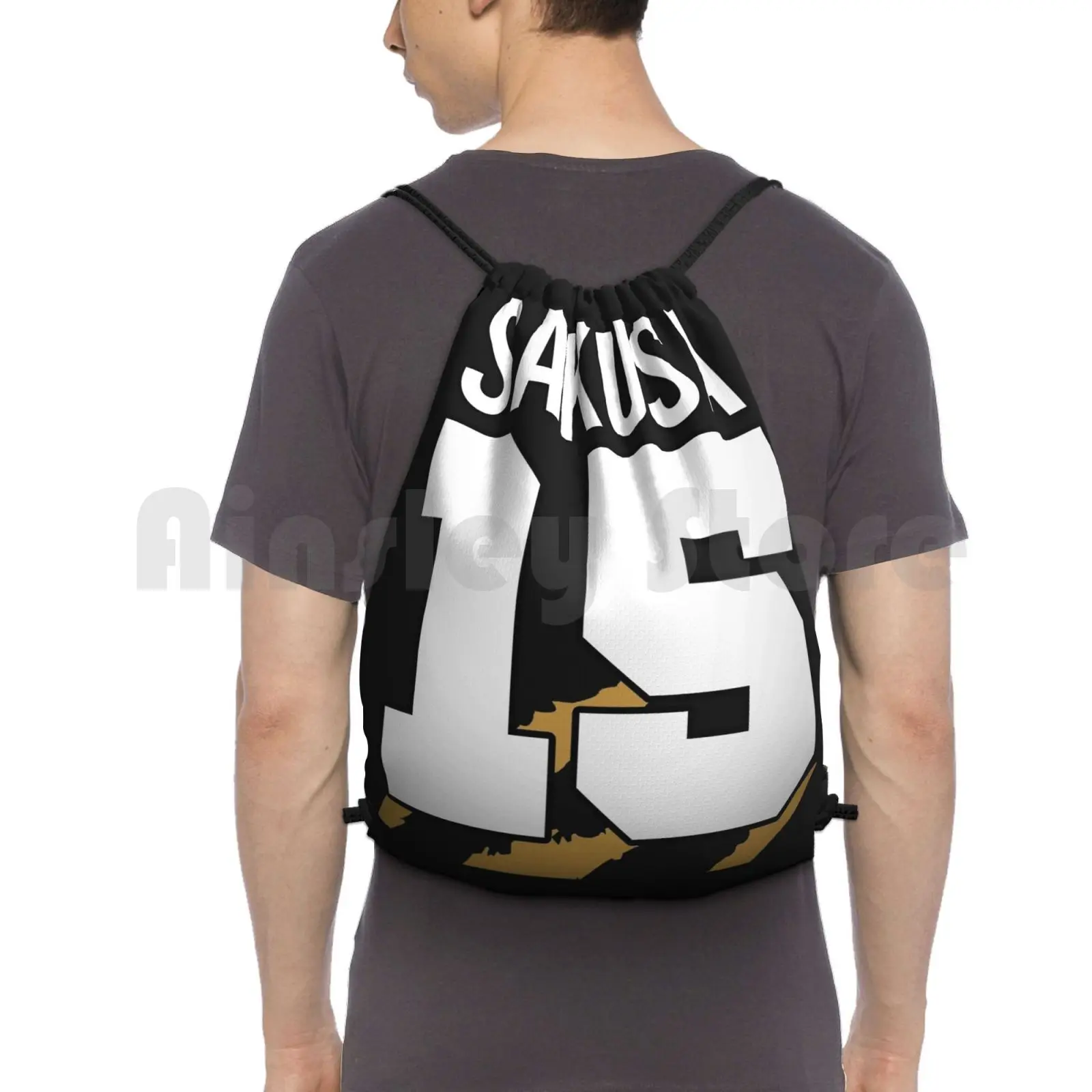 

Sakusa Kiyoomi Msby Backpack Drawstring Bags Gym Bag Waterproof Haikyuu Haikyu Anime Manga Anime Haikyuu Haikyuu Manga
