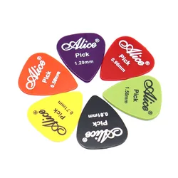 10pcs Alice Electric Guitar Picks Acoustic Music Picks Plectrum Thickness 0.58, 0.71, 0.81,0.96,1.20,1.50mm Guitar Accessories