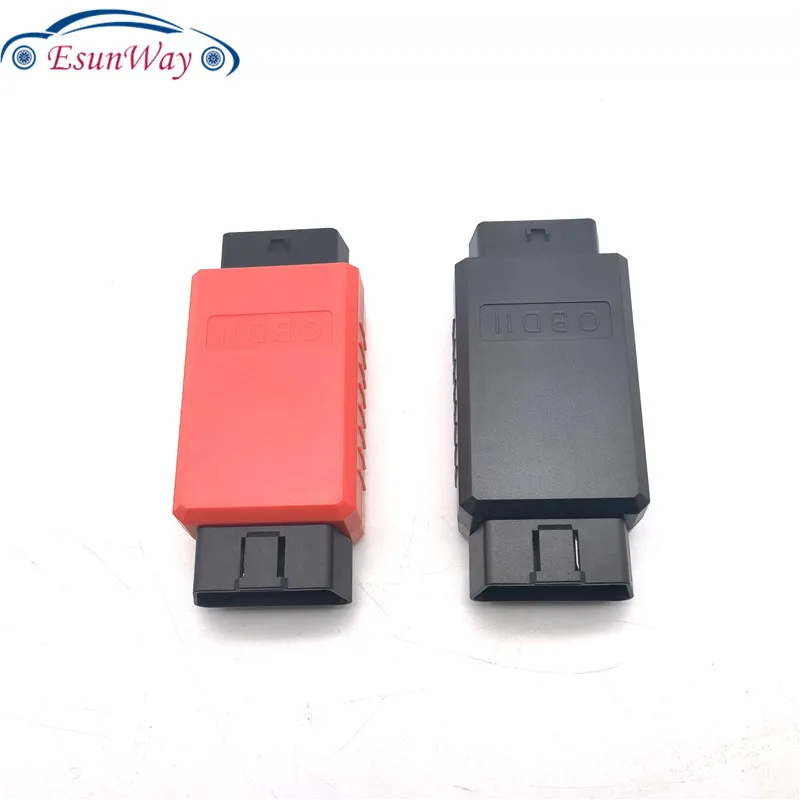 ELM327 OBD2 Connector Cover with Enclosure J1962m Plug with enclosure 16pin male female connector DIY Tool two with open