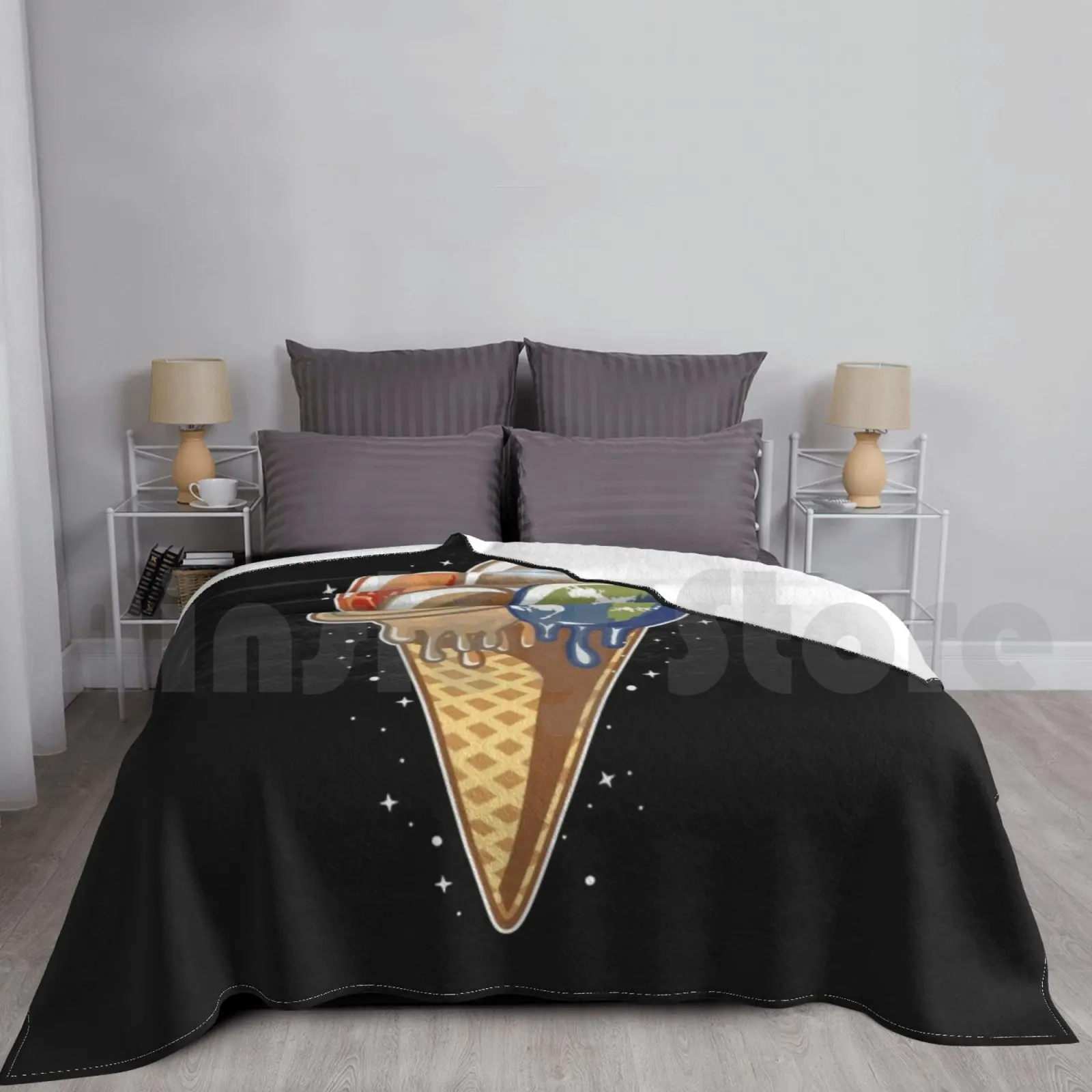 Blanket Planet Ice Cream 76 Ice Cream Ice Cream Food Cream Icecream Ice Treats Tasty