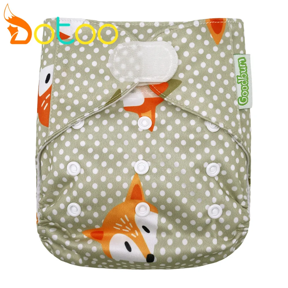 

Dotoo Colorful Cat Hook Loop Cloth Diaper Washable Adjustable Nappy For 3-15KG Baby