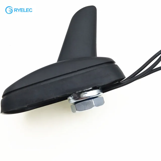 gps wifi lte combo car roof radio fm shark fin screw mount indoor outdoor antenna with 3RG174 cable and sma male connector