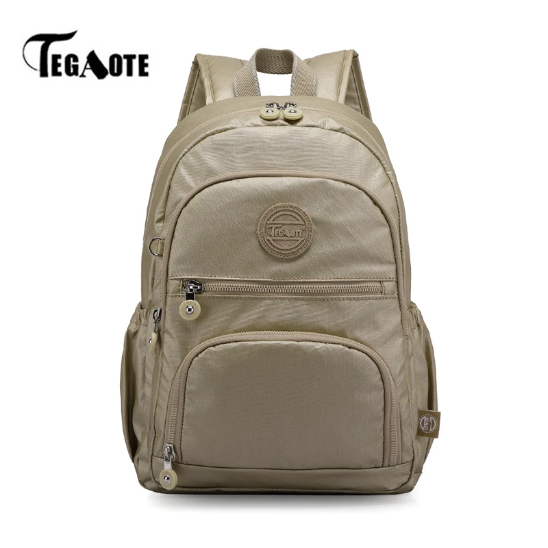 

TEGAOTE Mochila Femenina Small Backpacks for Women 2024 Children's Travel School Bag Girl Nylon Waterproof Laptop Bagpack