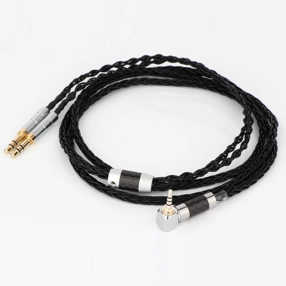 8 Core Headphone Earphone Cable For Denon AH-D600 D7100 Hifiman Sundara Ananda HE1000se HE6se he400i he400se Arya