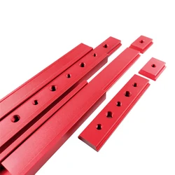 Aluminum T-Tracks Slot Miter Track Aluminium Alloy Miter Bar Slider Table Saw Miter Gauge Rod for Woodworking Tools DIY