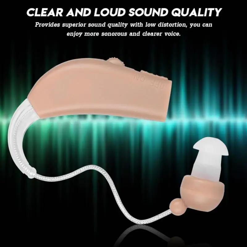 Portable Rechargeable Deafness Hearing Aids Voice Amplifier Adult Audiphone Ear Care for The Elderly Sound Enhancement Device