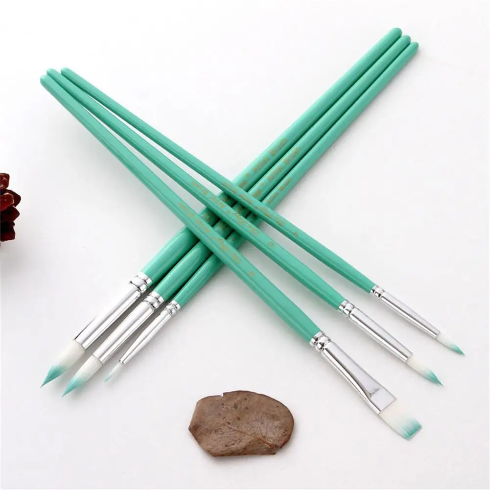 Drawing Brush Set Nylon Paint Brush Set Remarkable Details Reusable  Useful Artists Beginners Drawing Brush
