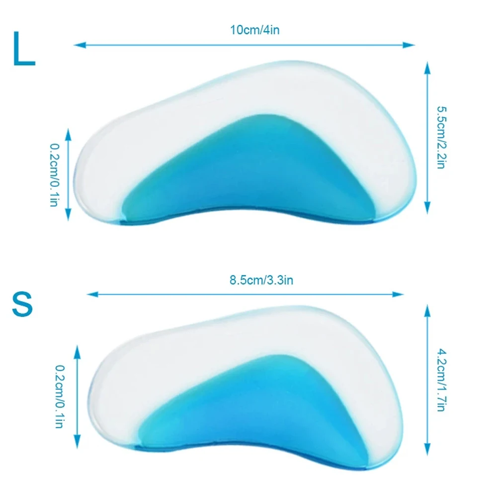 Orthopädische Einlegesohlen für Kinder, Schuheinlagen, Baby-Plattfußgewölbeunterstützung, Silikon-Gel-Einlegesohlen, orthesen für Plantarfasziitis – Detail 10