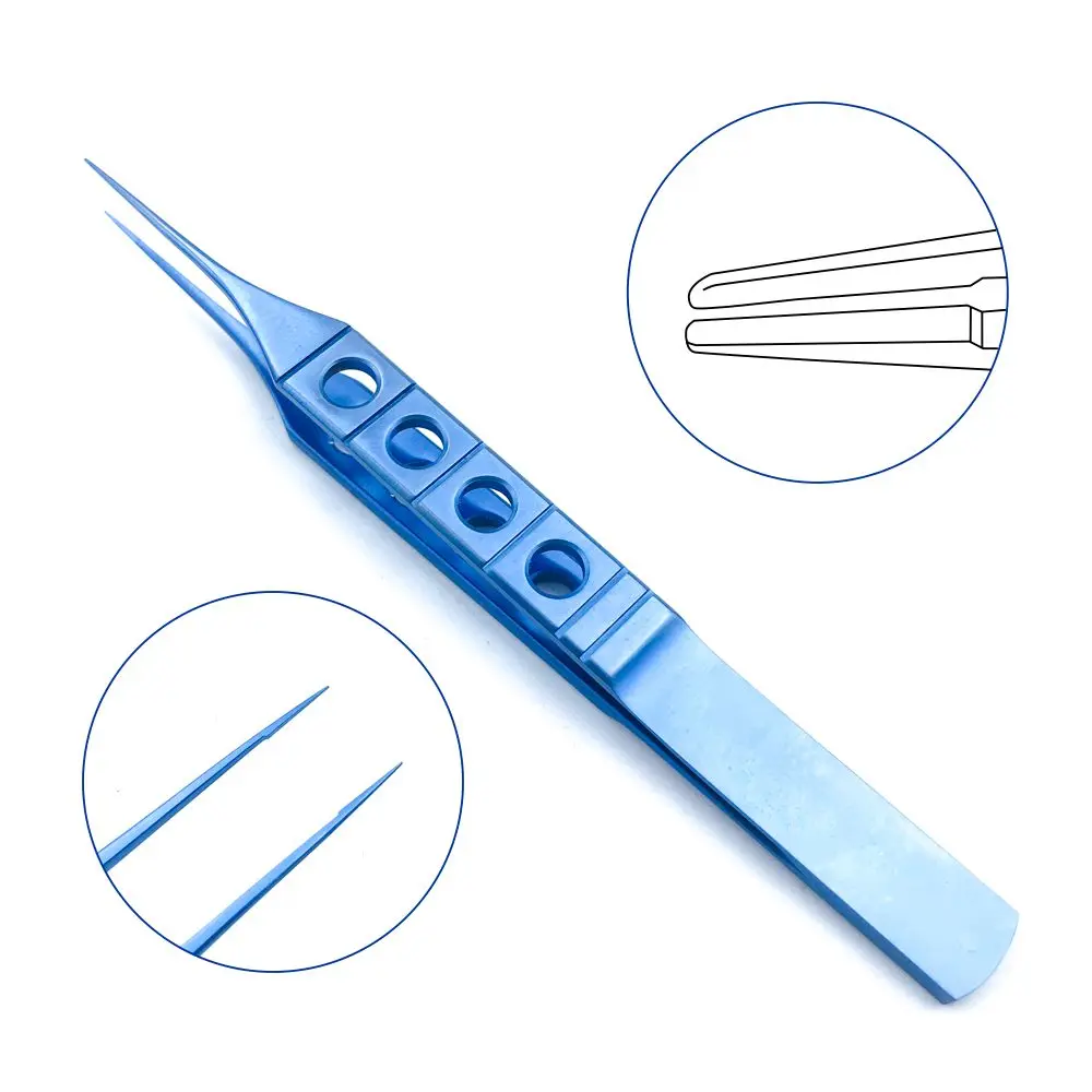 티타늄 스트레이트 묶는 포셉 1 개, 115mm 안과용 눈 수술 도구