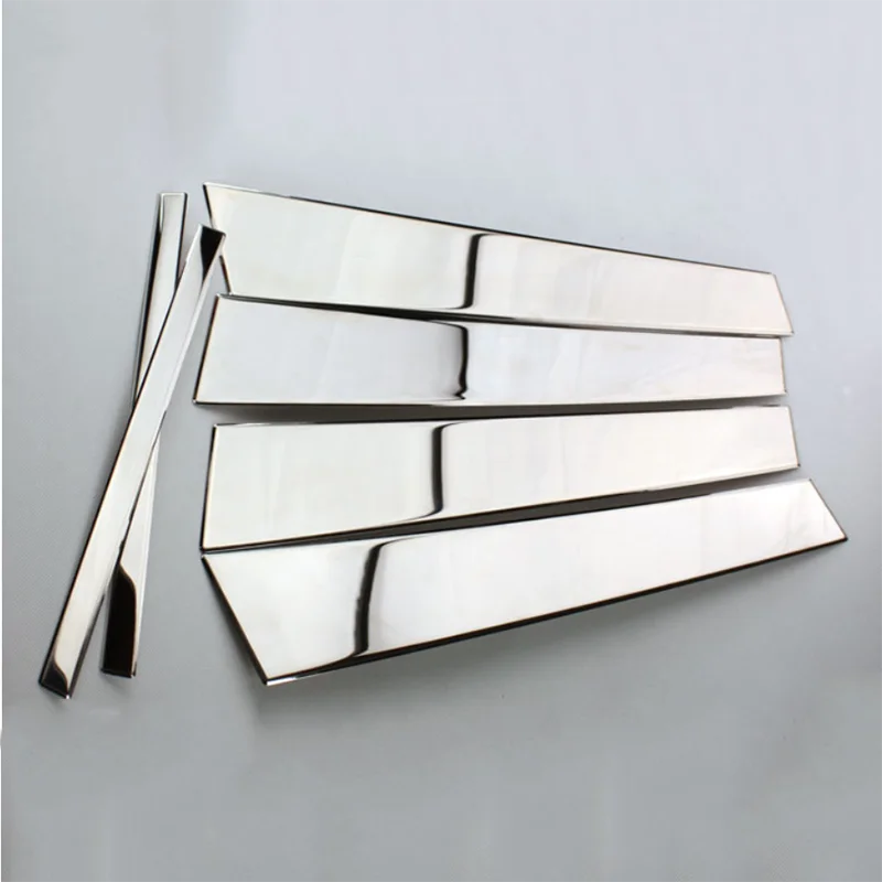 For Honda Accord 4DR 2003-2007 Stainless Chrome Pillar Post Trim Door Cover 6pcs Auto parts Car modification