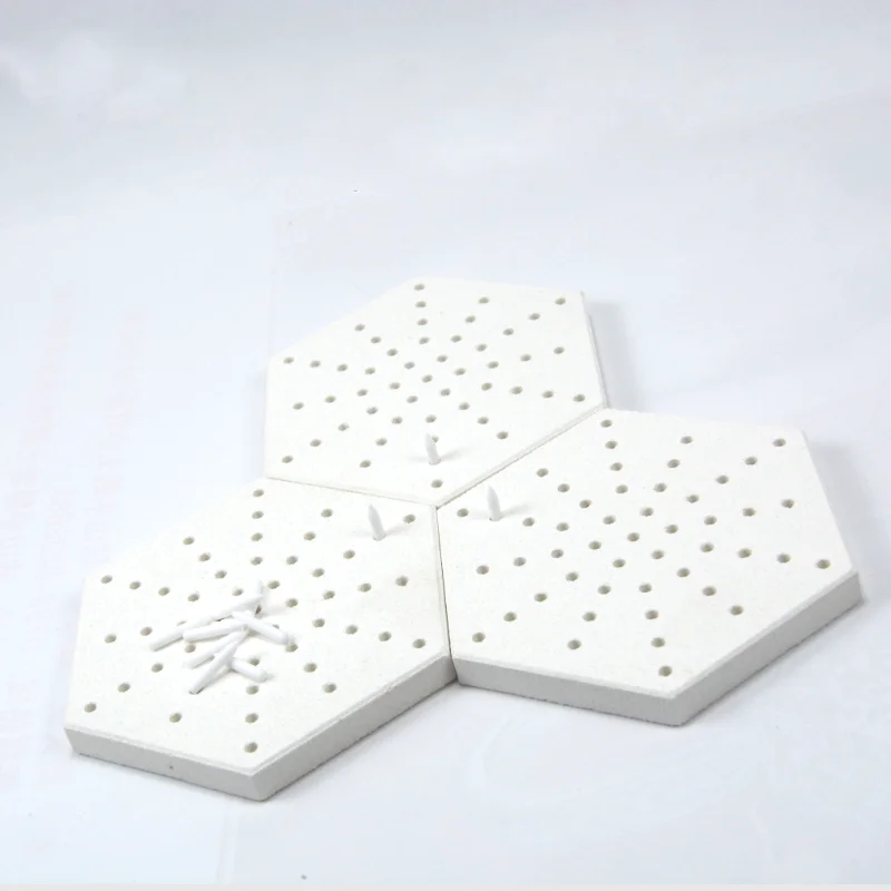 Ceramic porous refractory mats, high temperature materials, pottery tools, support nails, ceramic firing tools, kiln accessories