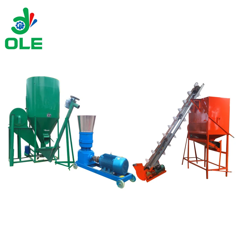 Low Cost Poultry Feed Plant Cattle Chicken Animal Feed Pellet Production Line