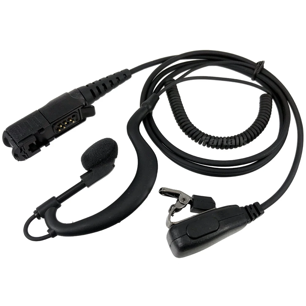 Earpiece Headset Mic For Motorola Radio DP2400 DP2600 XiR P6600 P6608 P6620 E8600 MTP3150 MTP3500 Two Way Radio Earphone