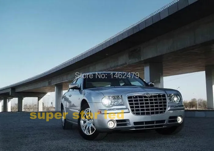 Pair  White  H10 9140 9145  XBD  Chips LED  Fog light  DRL  Bulb For  Chrysler 300 C Sebring PT  Dodge Magnum Cruiser