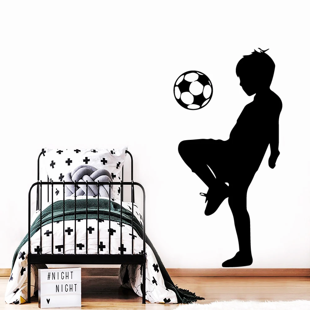 FC Wall Sticker Football Soccer Decals for Kids Room Decoration Vinyl Stickers Poster boys bedroom decor Wallpaper Mural