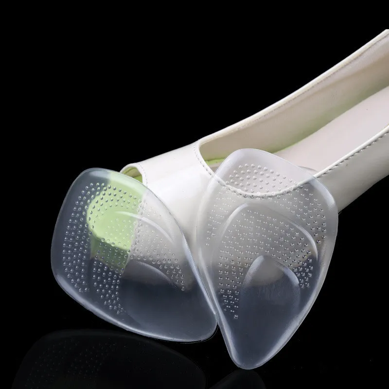 1 Pair Gel Silicone Insoles Flat Feet Orthotics Orthopedic Women High Heels Shoes Inserts Pad Shoes Accessories
