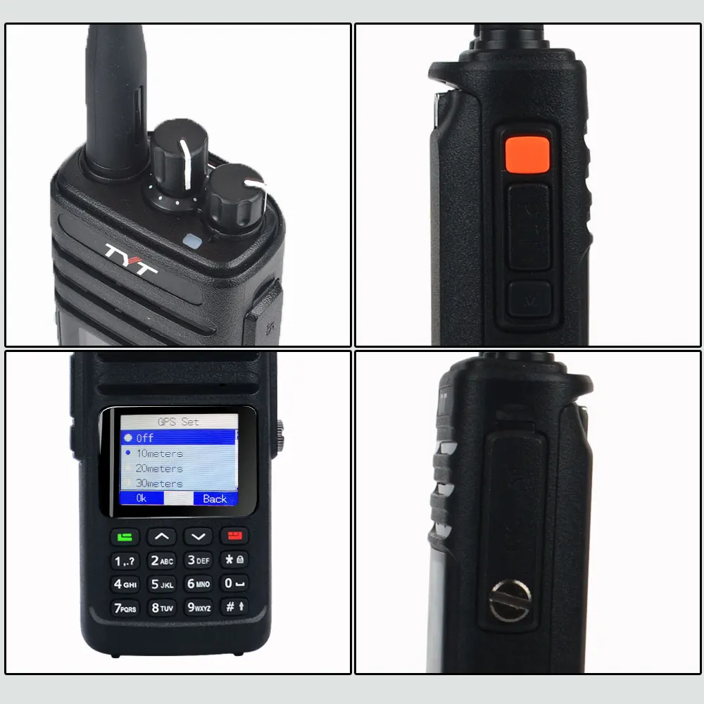 TYT-Dual Band Walkie Talkie, 10W, Alta Potência, FM, Portátil, Dual Band, VOX, DTMF, Analógico, Rádio em Dois Sentidos, TH-UV8200, Impermeável