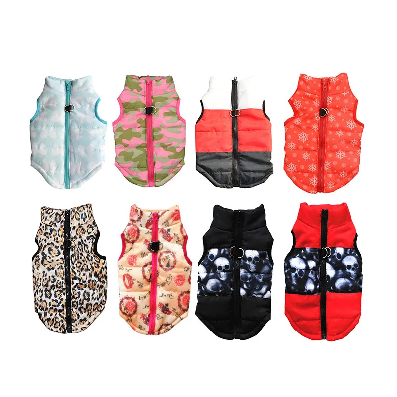 Pet Dog Jacket Vest Coat Warm Autumn Winter Bow Knot Thickened Vest Cute Outfits For Small Medium Dog Puppy Warm Costume Product