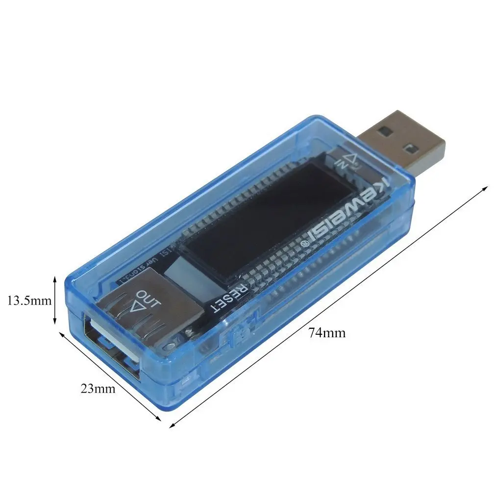 KEWEISI Hot Worldwide  USB Volt Current Voltage Charger Capacity Tester Meter Power Bank